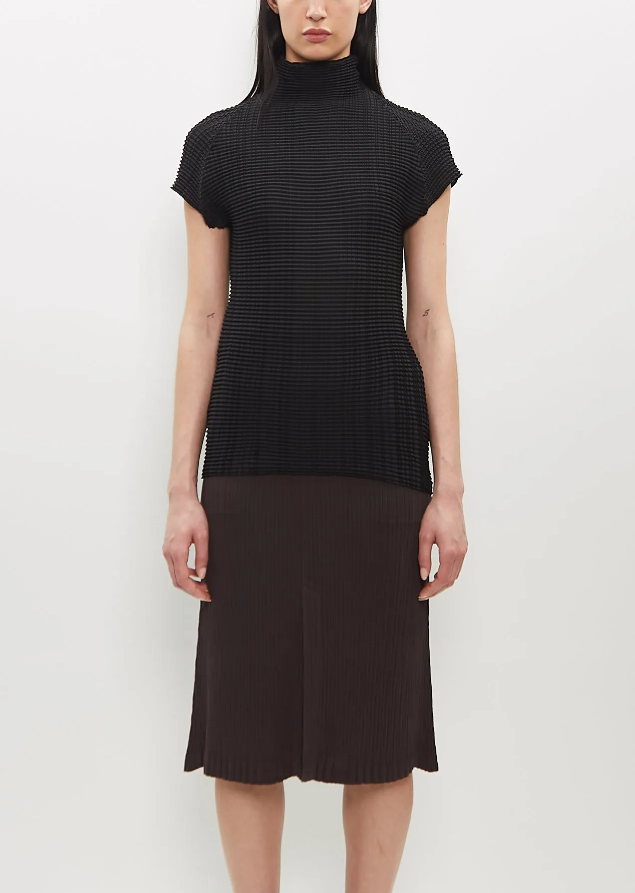 Wooly Pleats Top sold by La Garconne