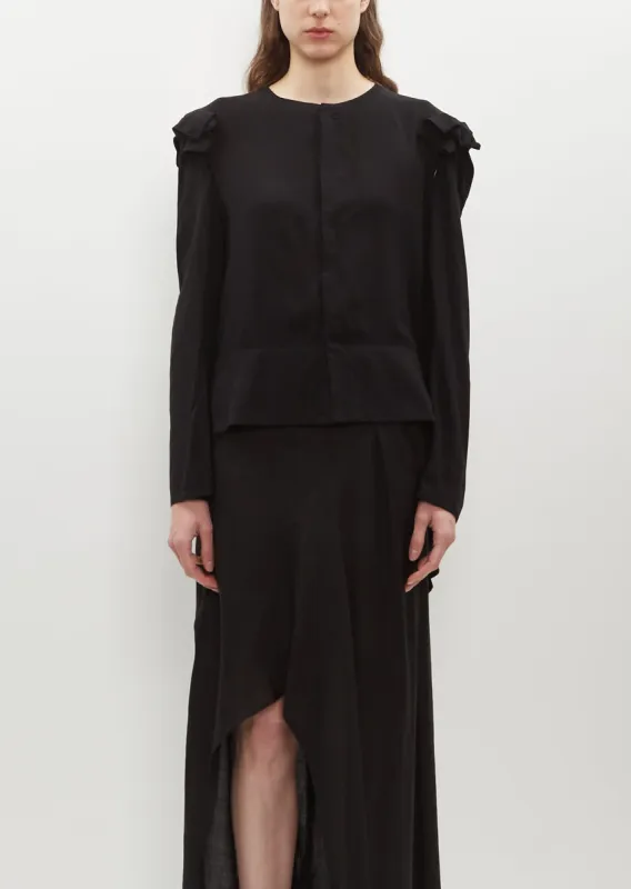 Folded Collar Jacket sold by La Garconne