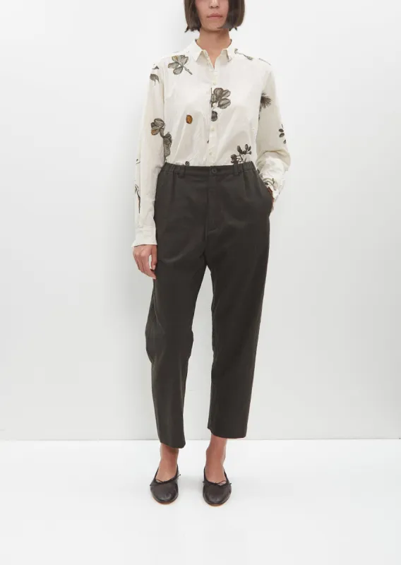 Washed Cotton Wool Pants sold by La Garconne