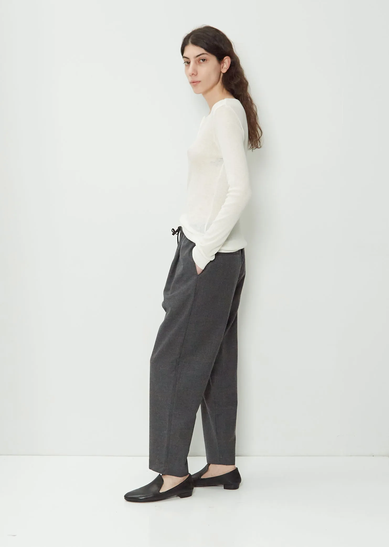 Tapered Wool Pants sold by La Garconne product image thumbnail 2