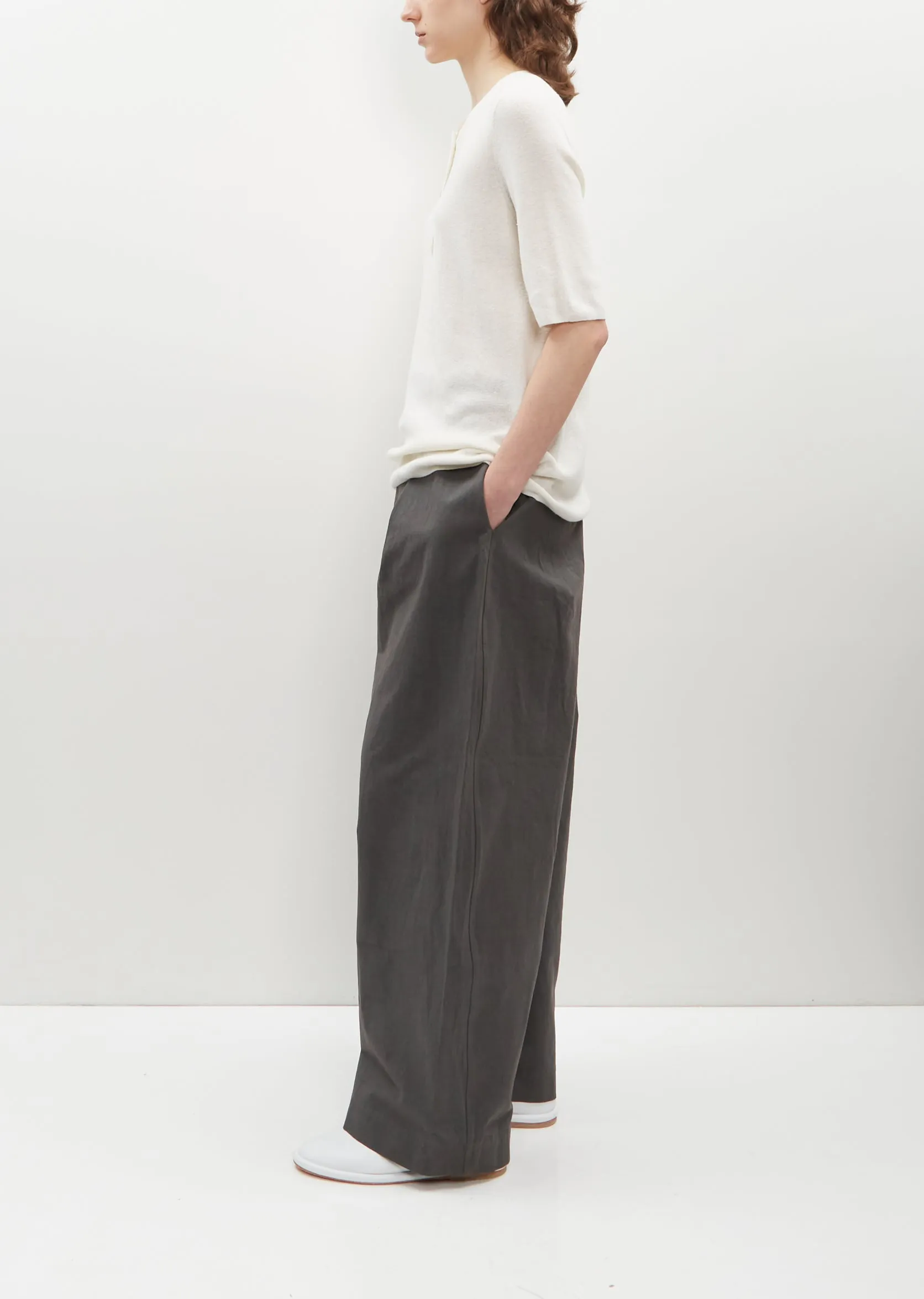 Rib Cotton-Linen Henley sold by La Garconne product image thumbnail 2