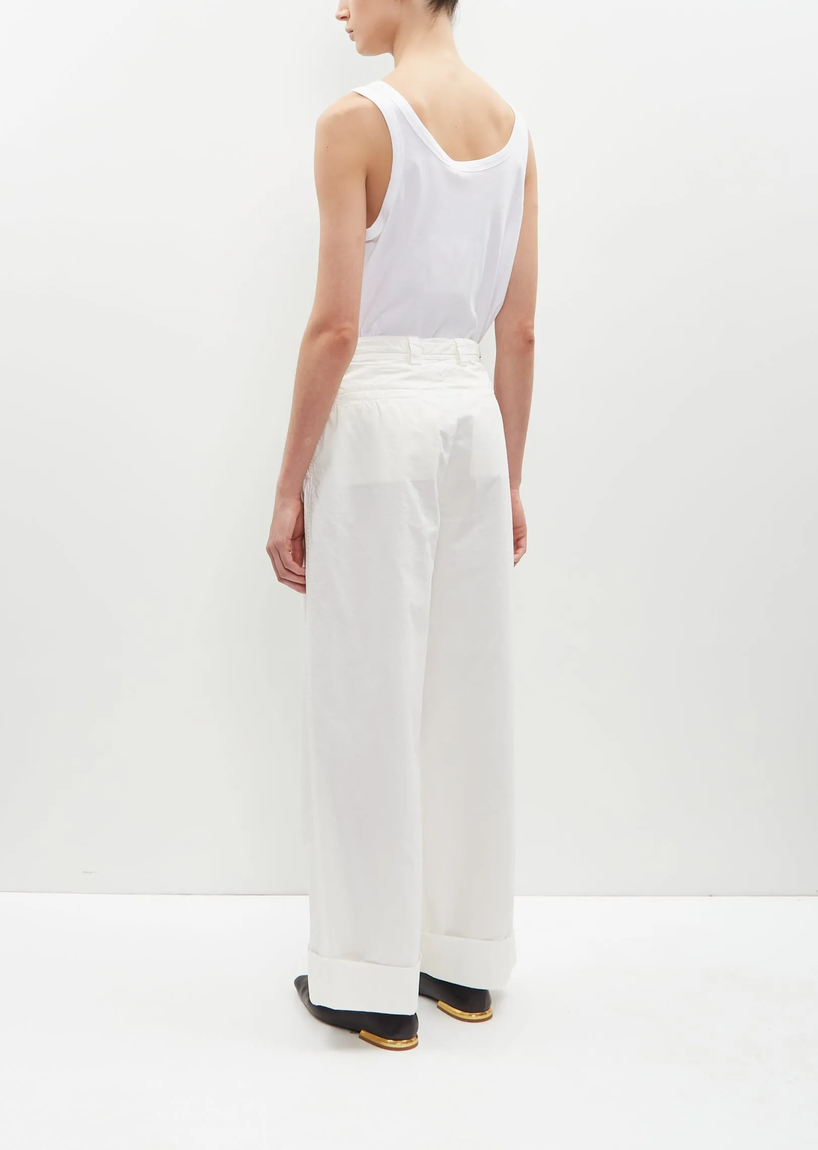 Pakora Cotton Pants — Off White sold by La Garconne product image thumbnail 3