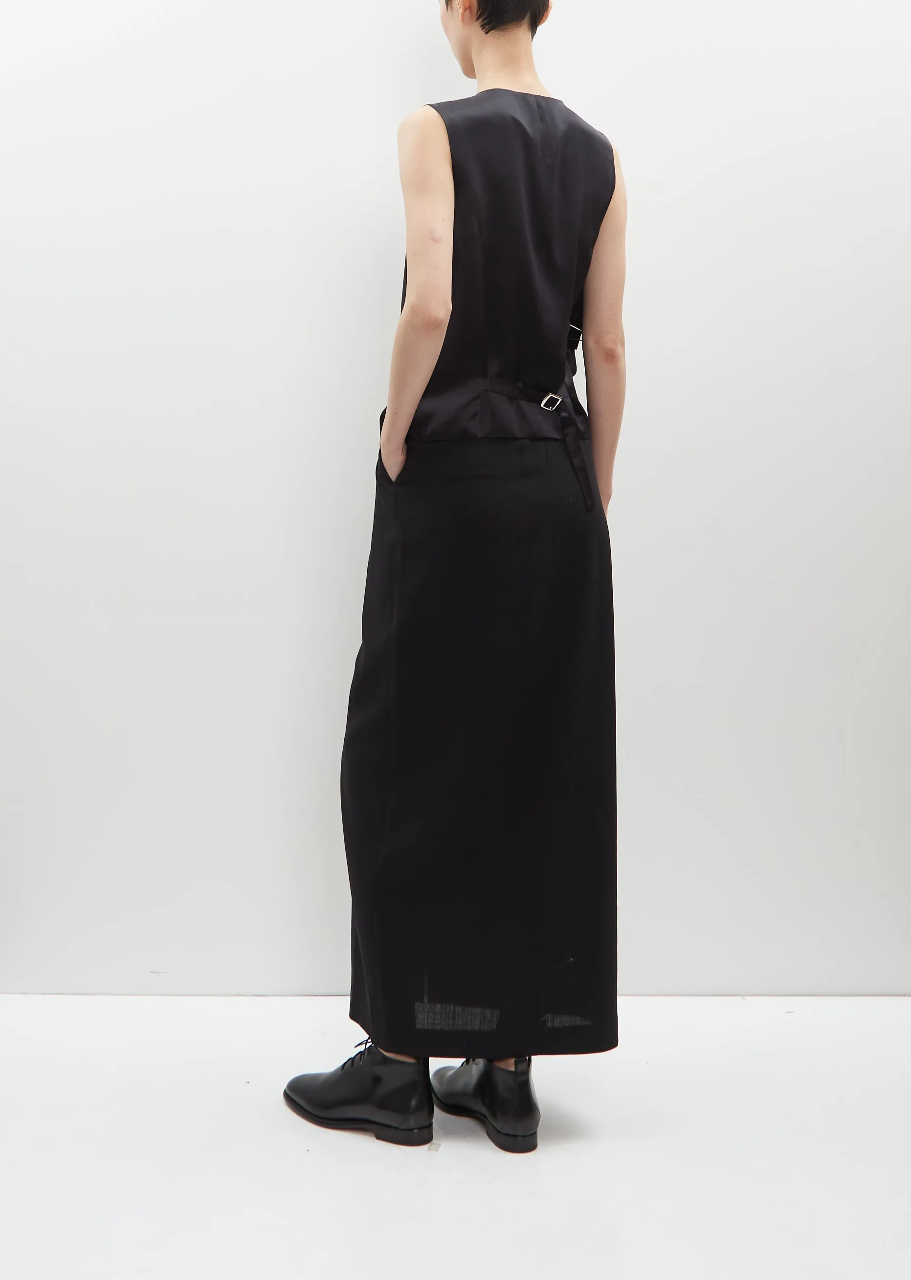 Chio Long Wool Skirt sold by La Garconne product image thumbnail 4