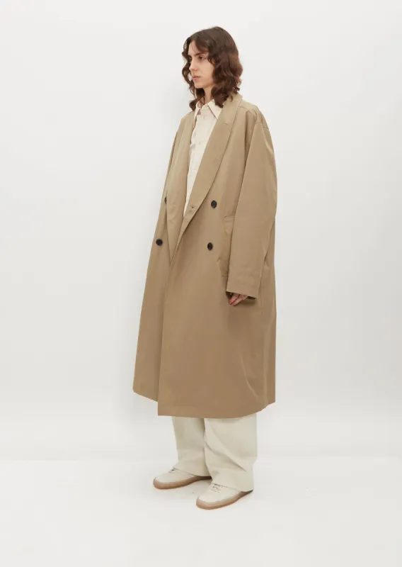 Wrap Collar Cotton Trench sold by La Garconne