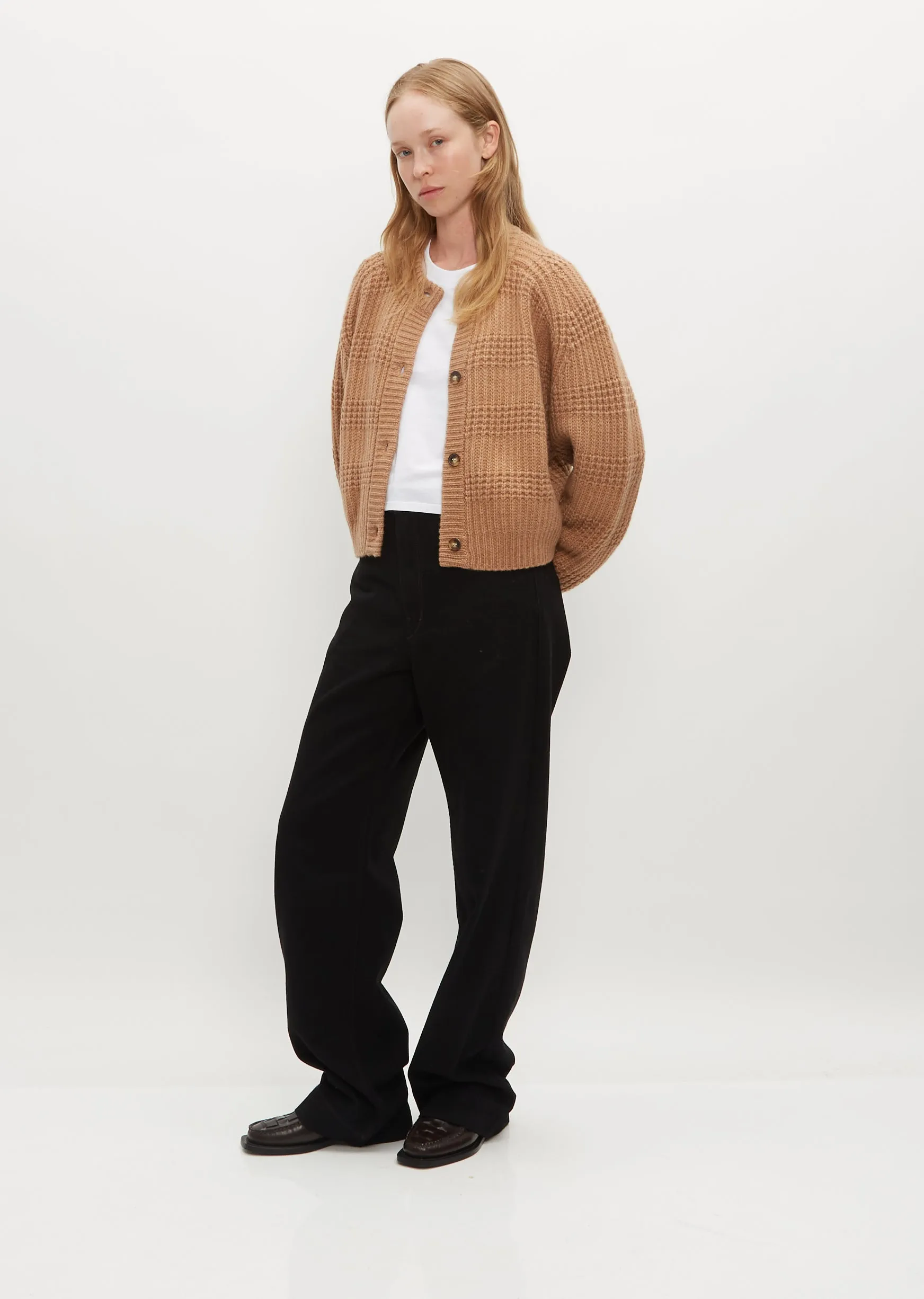 Alsta Cardigan — Hazel Melange sold by La Garconne