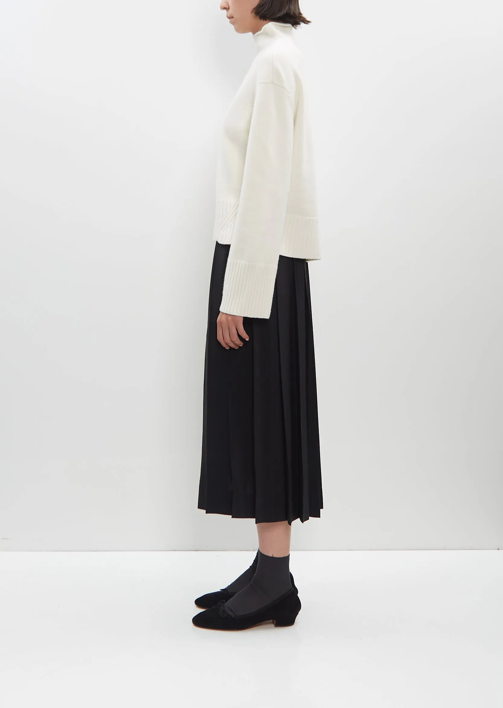 Julie Cropped Sweater — Natural sold by La Garconne product image thumbnail 2