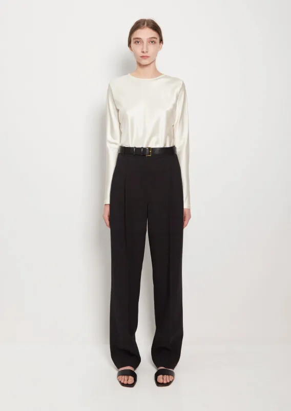 Constance Virgin Wool Trousers sold by La Garconne