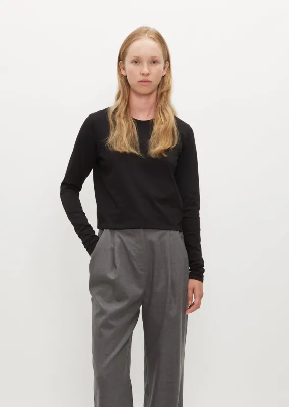 Masal Long Sleeve T-Shirt — Black sold by La Garconne