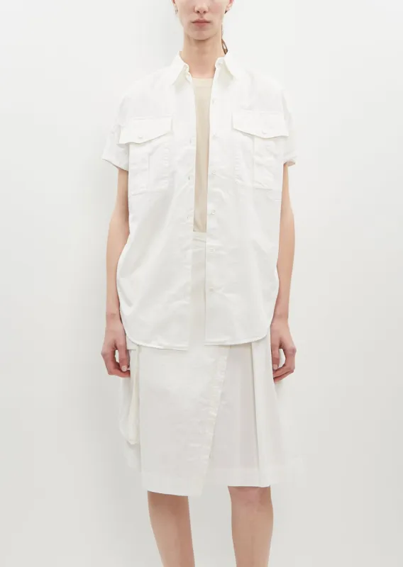 Ciaras Cotton Gabardine Shirt sold by La Garconne