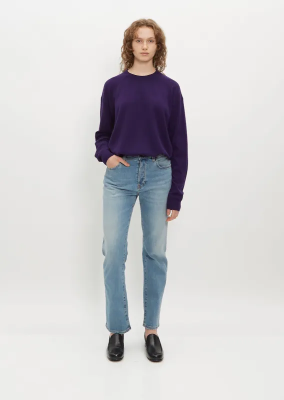 495 Jean — Broken Blue sold by La Garconne