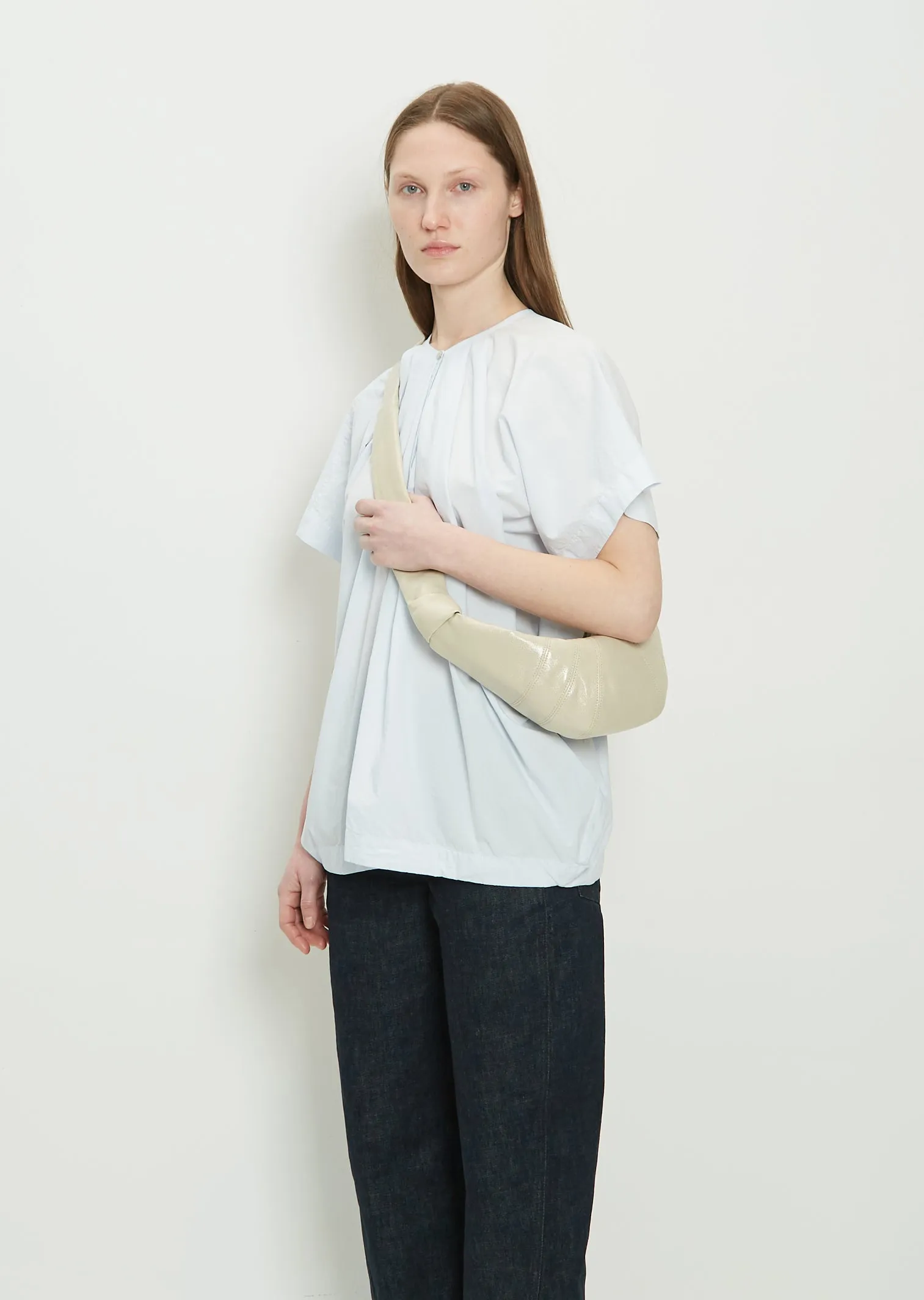 Small Croissant Bag — Dusty Mastic sold by La Garconne