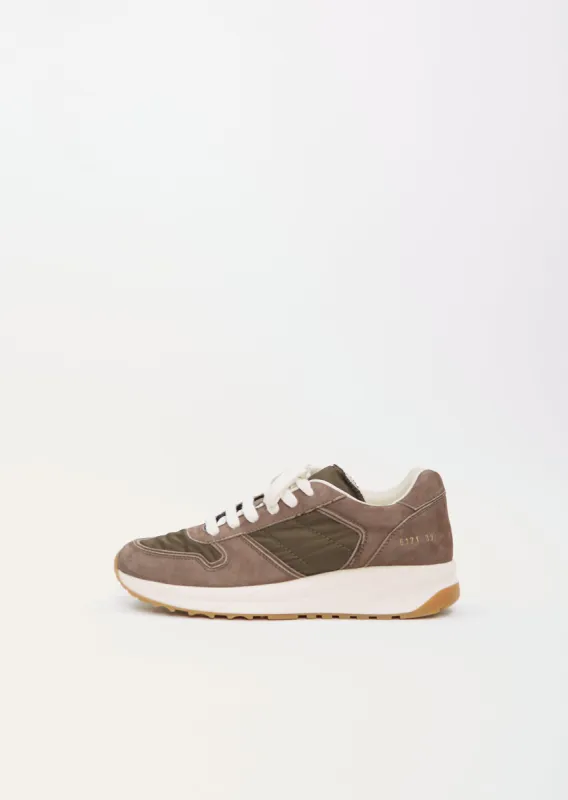Track Premium Sneaker — Coffee sold by La Garconne
