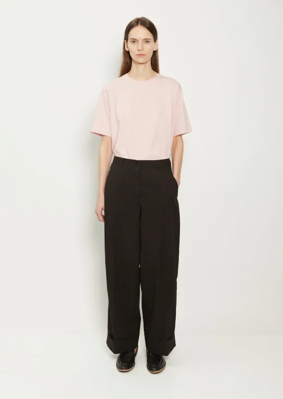 Pakora Cotton Pants — Black sold by La Garconne