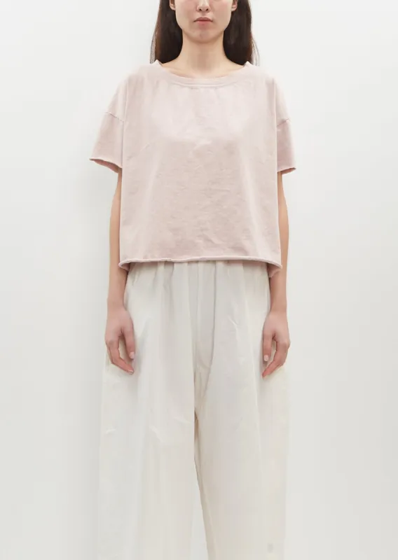 Heavy Cotton T-Shirt — Petal Pink made by La Garconne