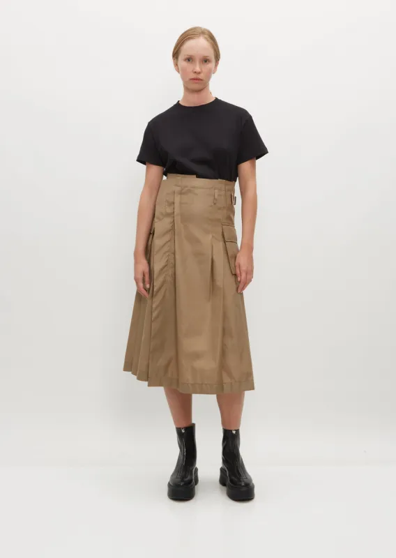 Nylon Twill Skirt sold by La Garconne