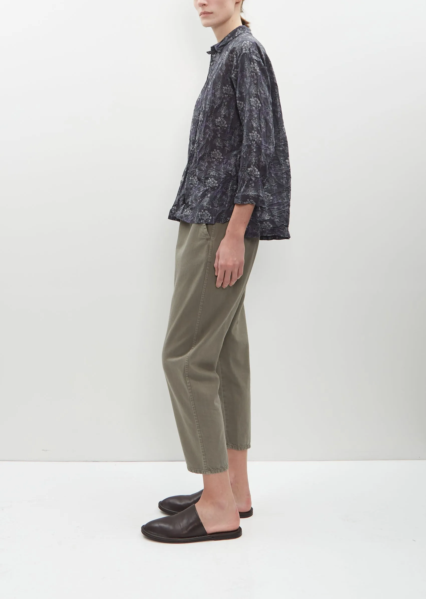 Calamint Print Blouse — Charcoal sold by La Garconne product image thumbnail 2