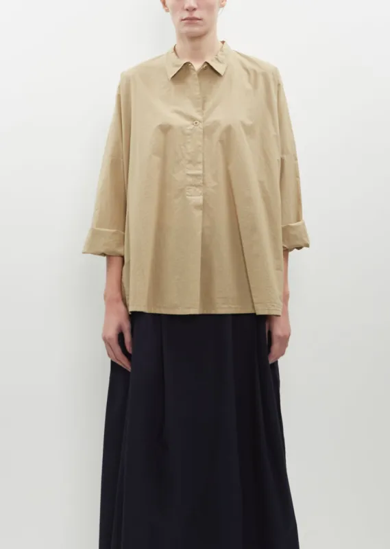 Irma Cotton Poplin Shirt sold by La Garconne