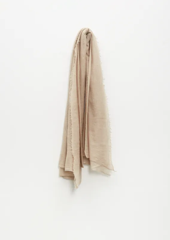Big Woven Scarf — Chalk sold by La Garconne