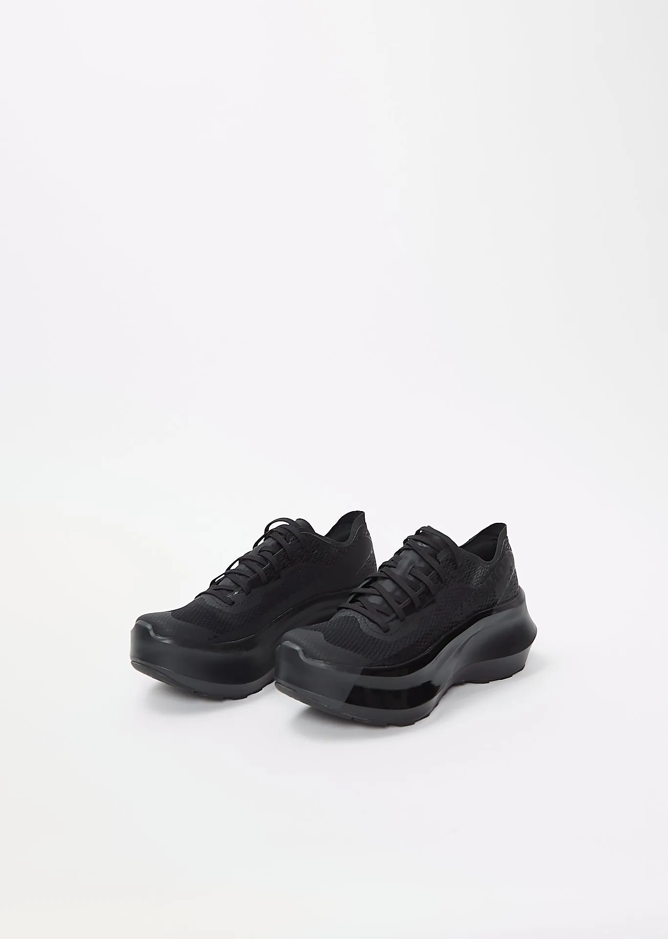 SALOMON COMME des GARCONS Phantasm スニーカー Black Comme Des Garçons x Salomon Phantasm Platform Sneakers