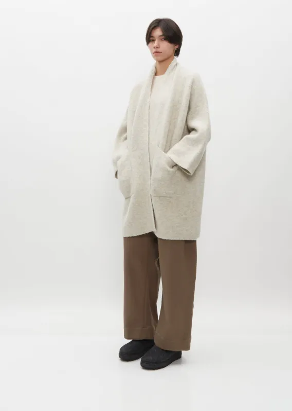 Double Face Alpaca and Wool Coat sold by La Garconne