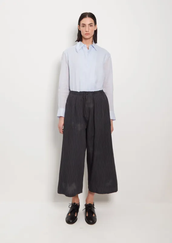 Tuck Wide Trousers sold by La Garconne