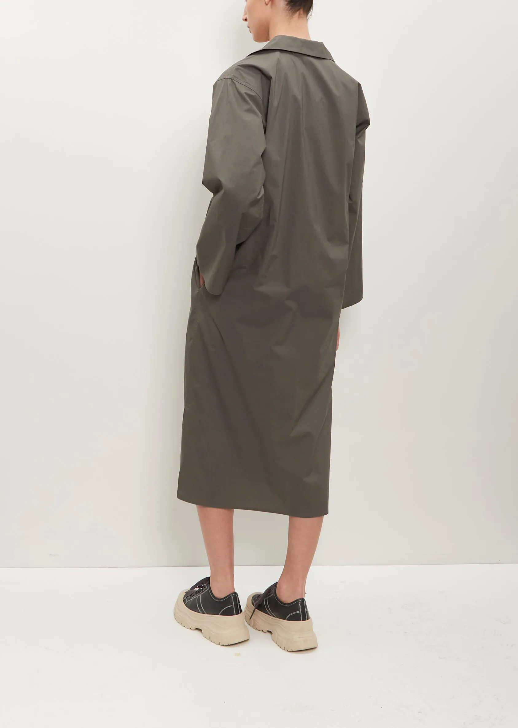 Drome Cotton Shirt Dress — Sage sold by La Garconne product image thumbnail 3