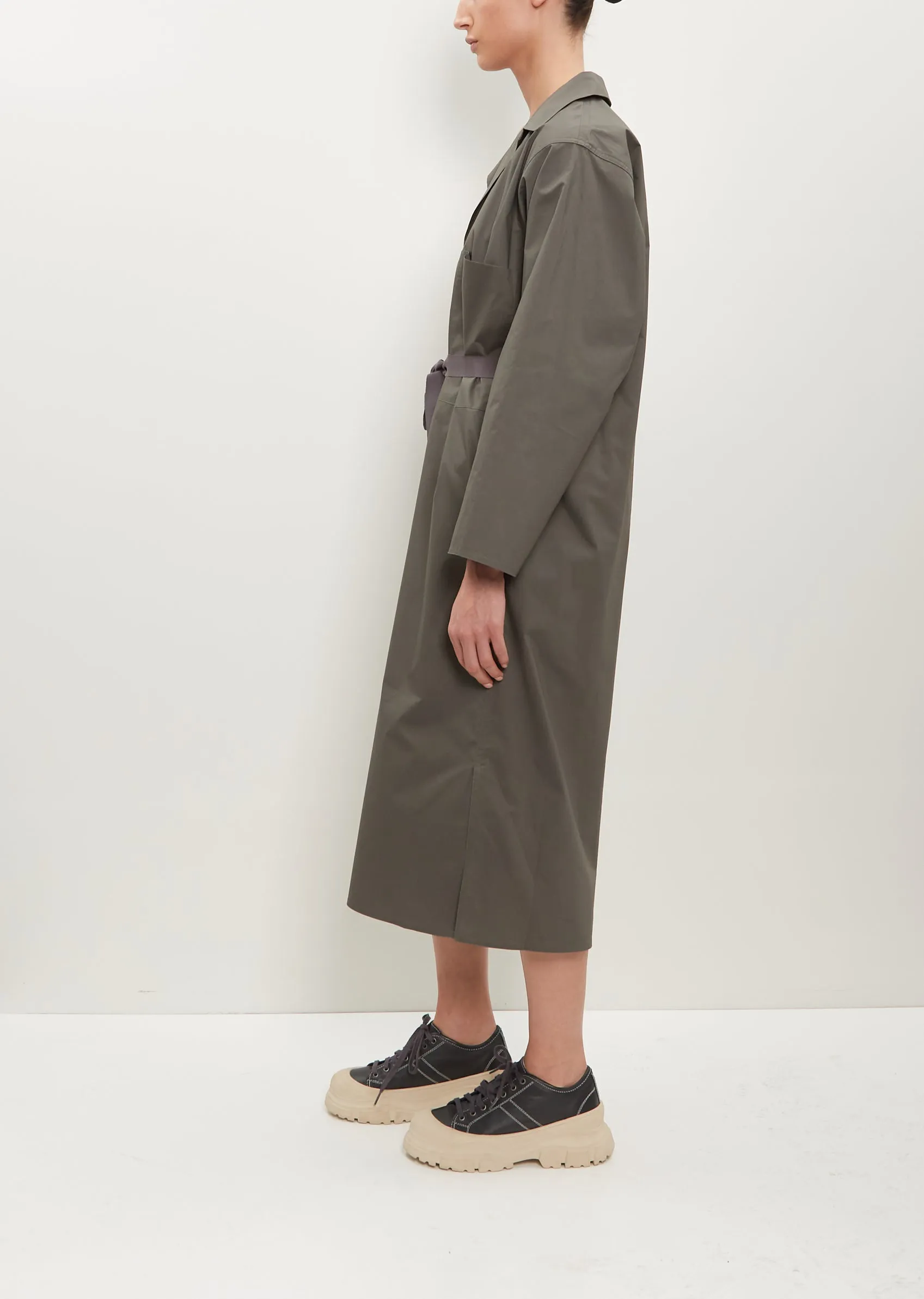 Drome Cotton Shirt Dress — Sage sold by La Garconne product image thumbnail 2