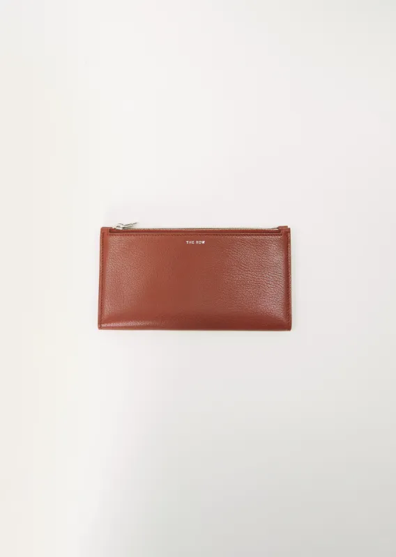 Multi Zipped Wallet — Burnt Umber sold by La Garconne