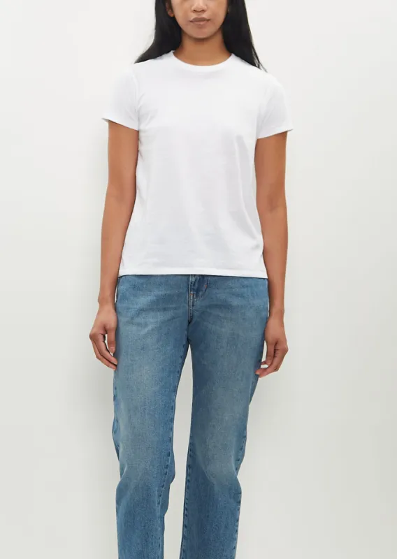 Mini Boy Tee — Optic White sold by La Garconne