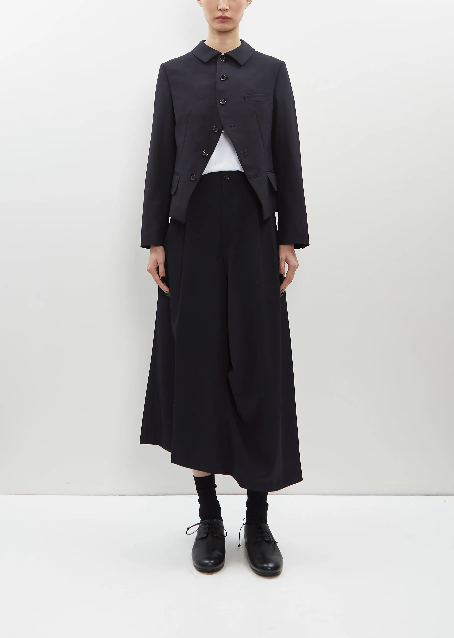 Wool Shirt Collar Jacket sold by La Garconne product image thumbnail 4