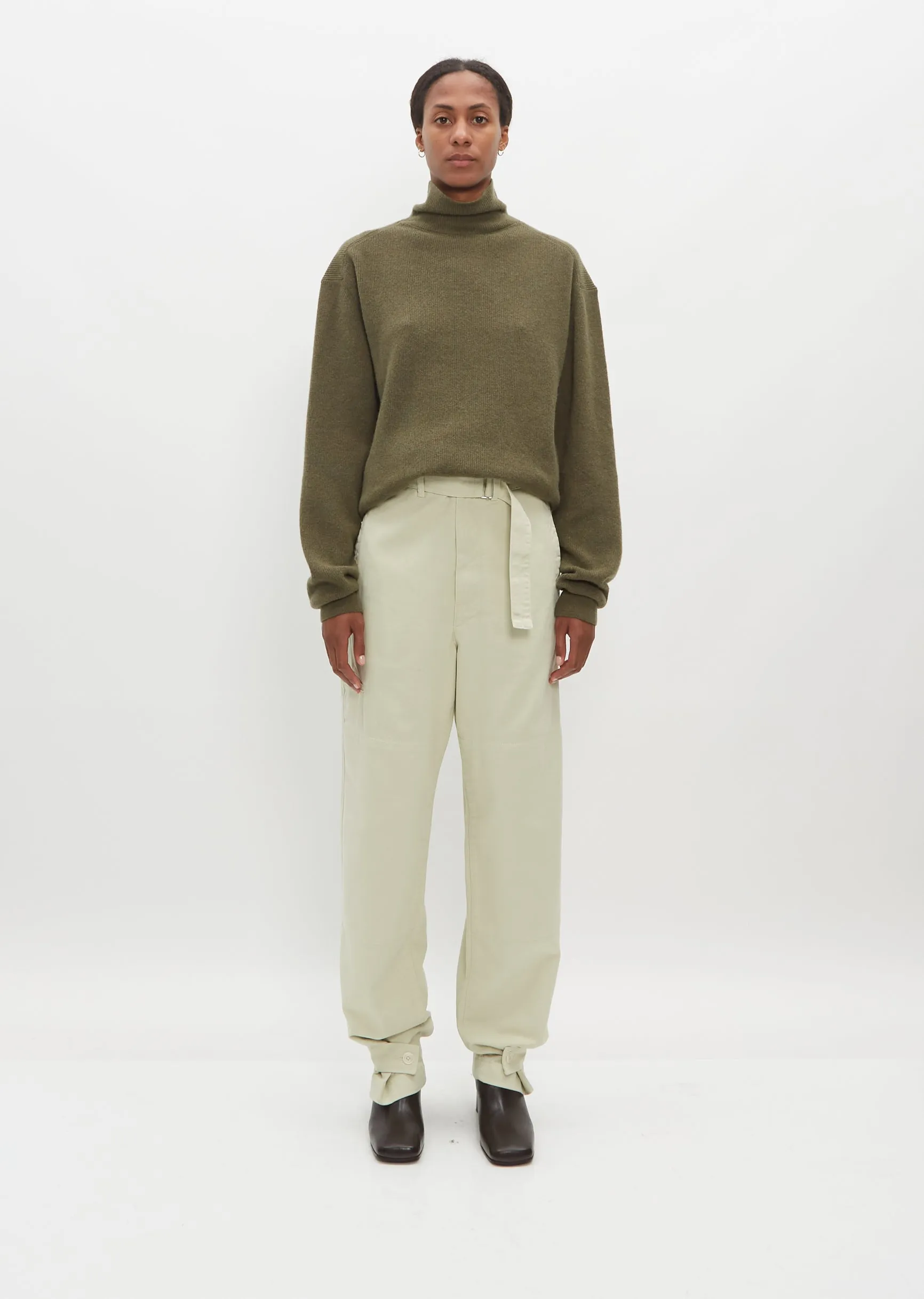 Military Cotton Pants sold by La Garconne