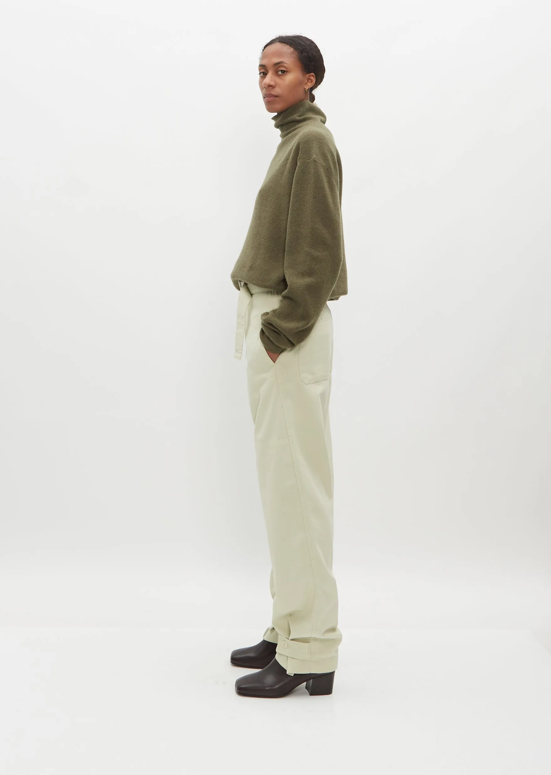 Military Cotton Pants sold by La Garconne product image thumbnail 2