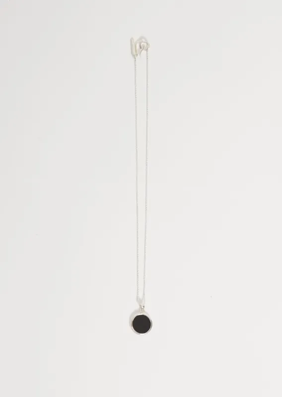 Small Daren Pendant, Onyx sold by La Garconne