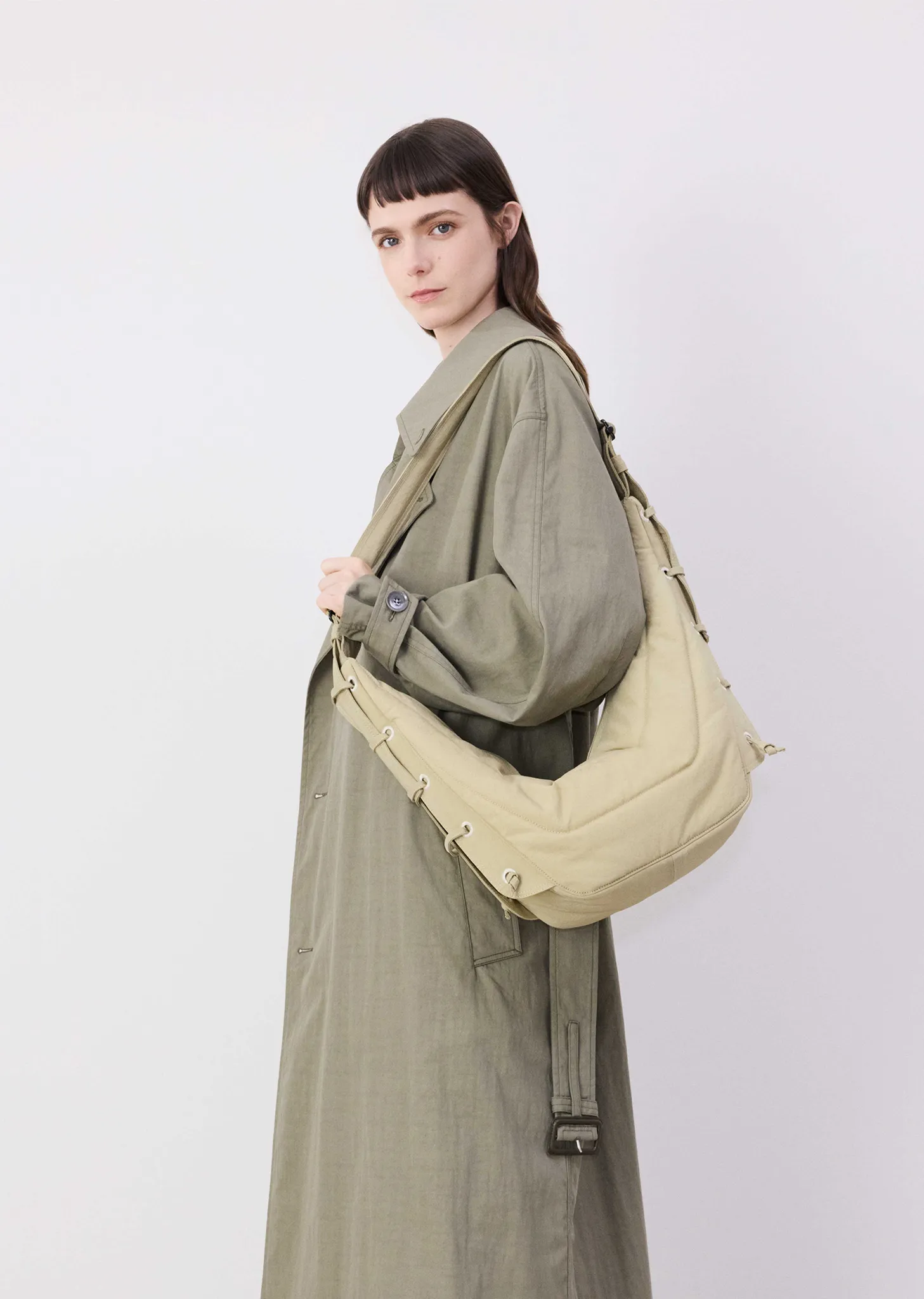 Medium Soft Game Bag — Dusty Sage sold by La Garconne product image thumbnail 2