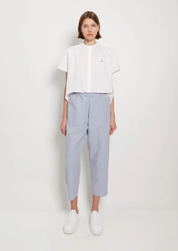 Linen Cotton Easy Pants — Sax sold by La Garconne