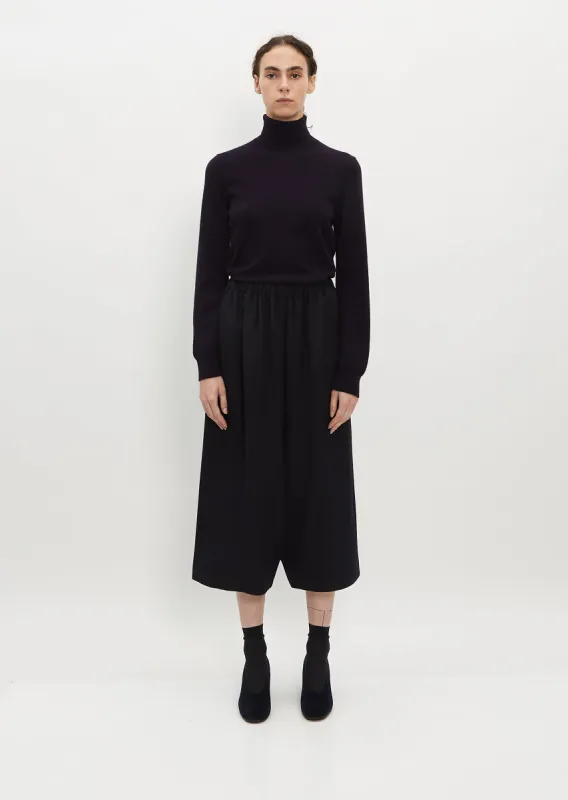Gabardine Wool Cropped Pants sold by La Garconne