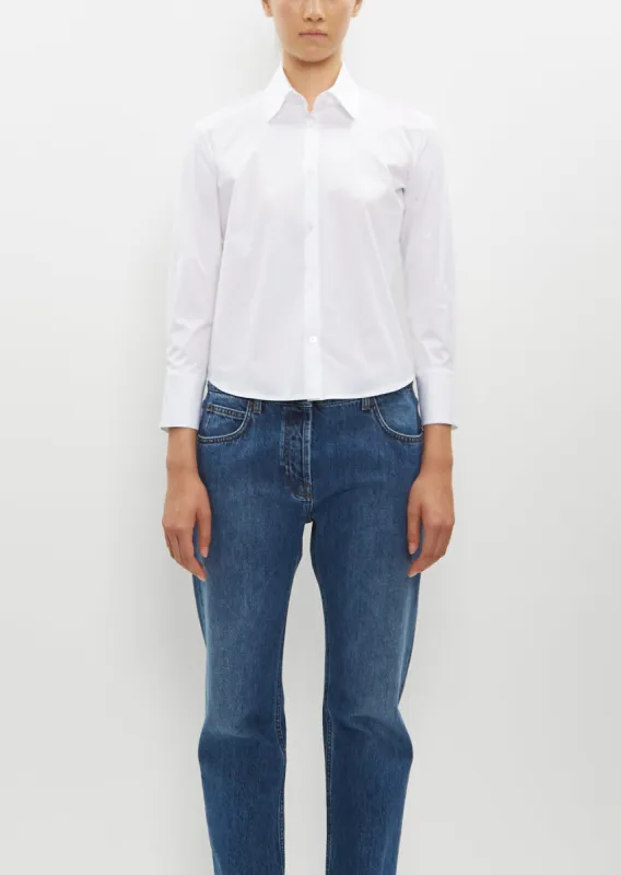 Frou Shirt — White sold by La Garconne
