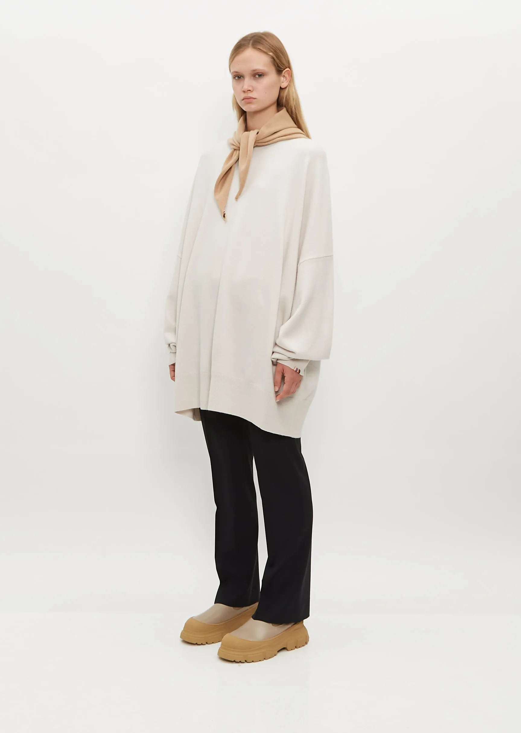 n°35 Bandana Scarf — Camel sold by La Garconne product image thumbnail 4