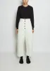 Brinson Rounded Cotton Twill Pants sold by La Garconne