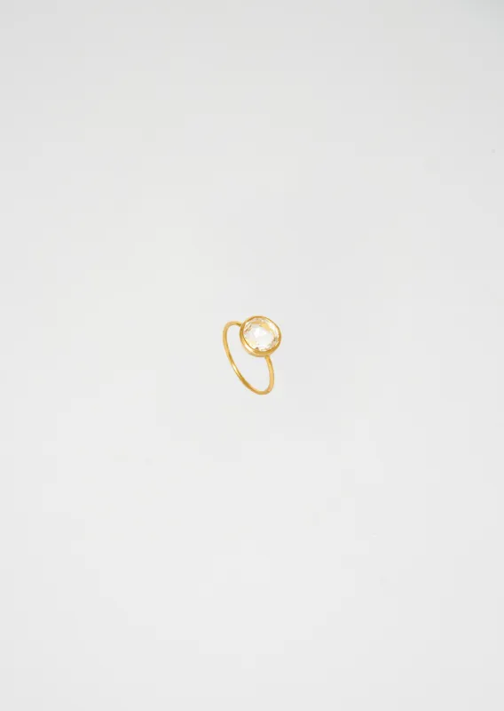 Kristallos Cup Ring sold by La Garconne