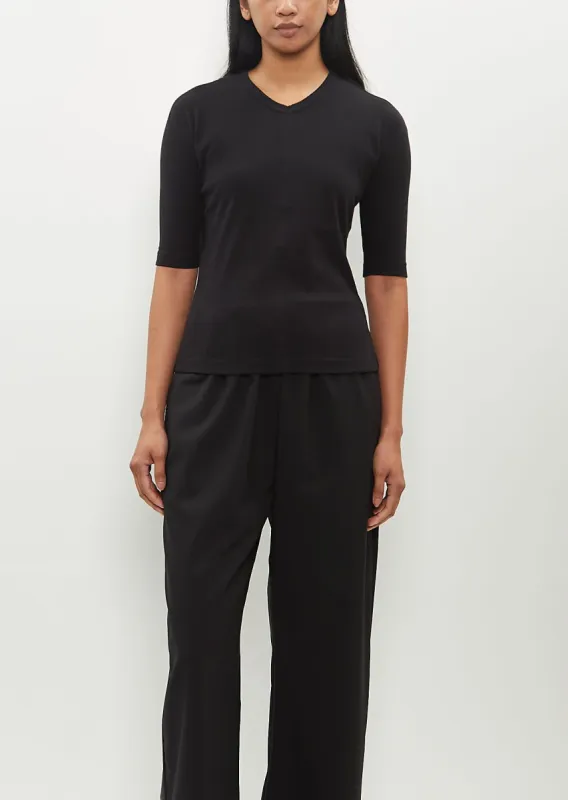 High V Elbow Tee sold by La Garconne