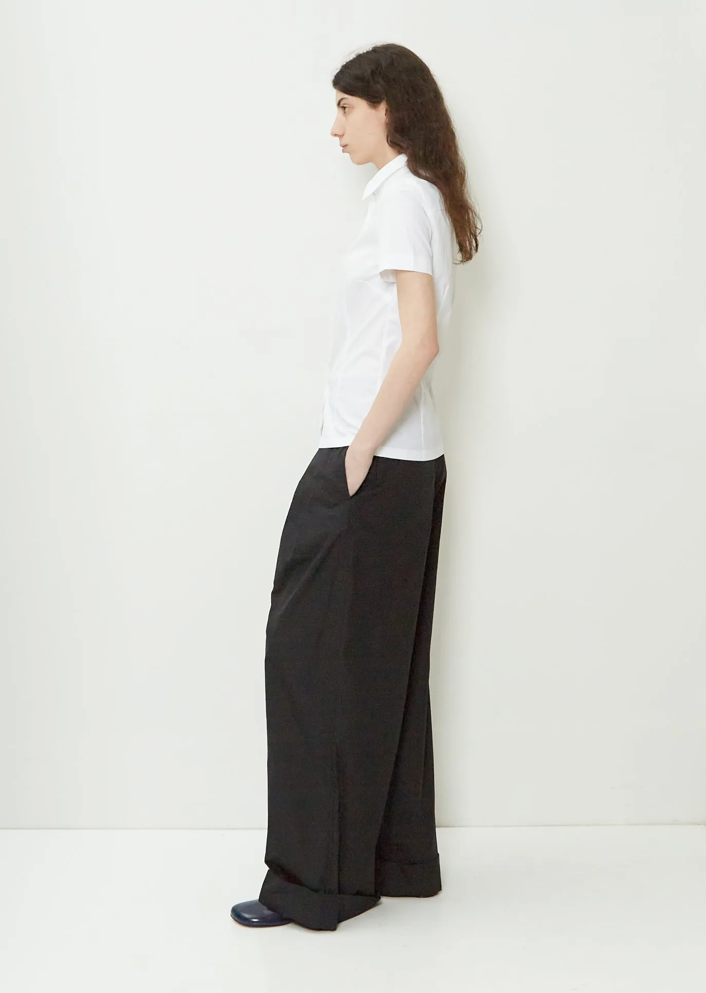 Cloudy Cotton Shirt — White sold by La Garconne product image thumbnail 2