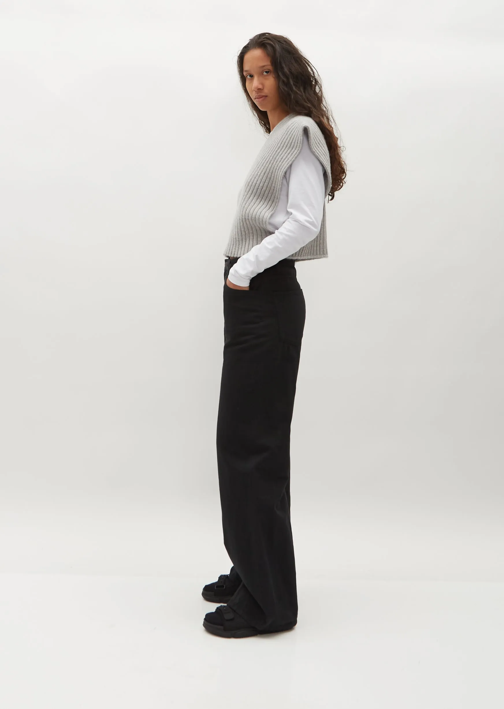 n°312 Wiebke Top — Grey sold by La Garconne product image thumbnail 2