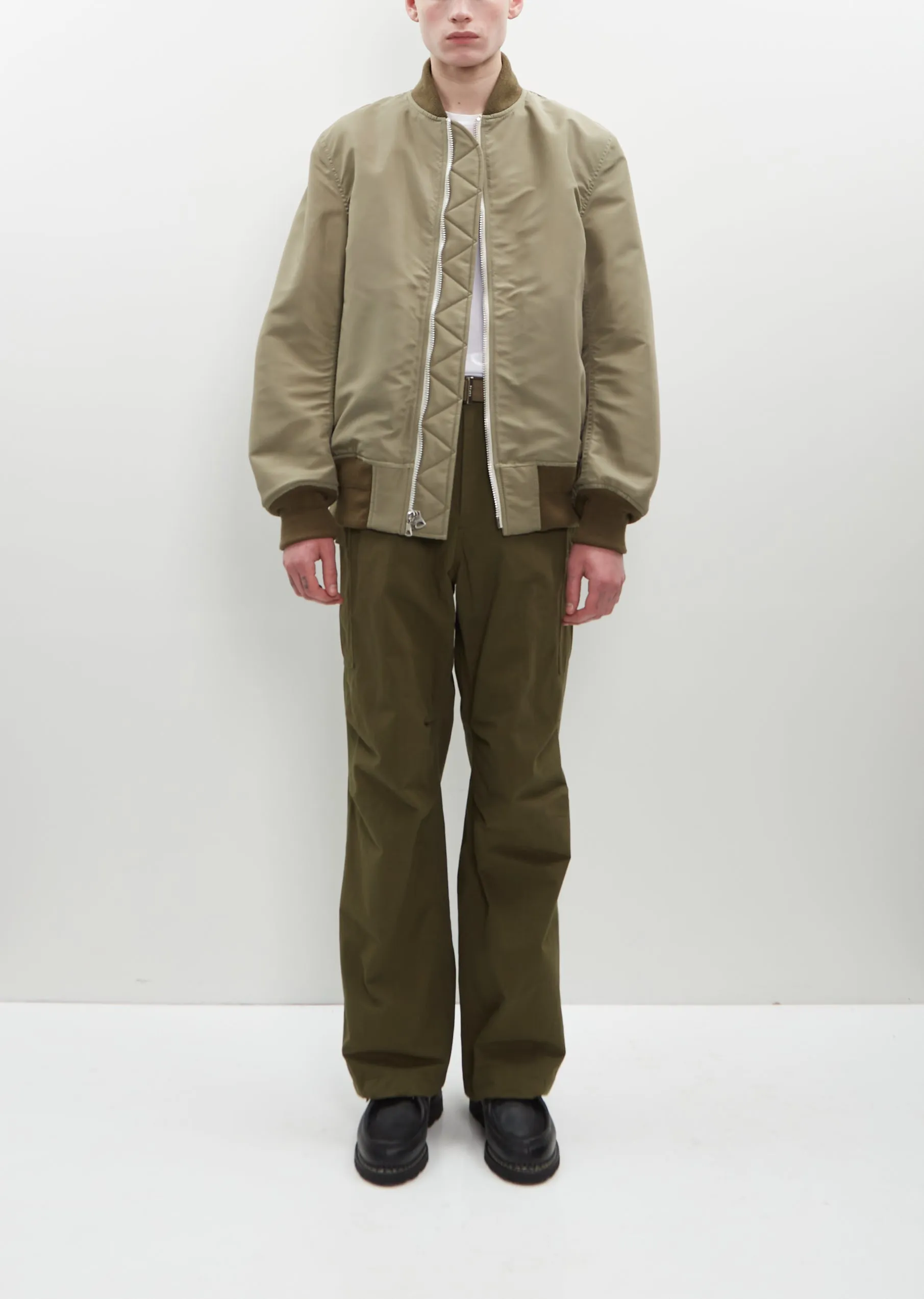 Nylon Reversible Twill Blouson sold by La Garconne product image thumbnail 4