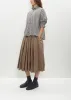 Short Overshirt — Black Stripe sold by La Garconne