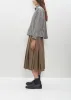 Short Overshirt — Black Stripe sold by La Garconne
