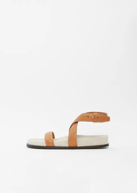Leather Chunky Sandal sold by La Garconne