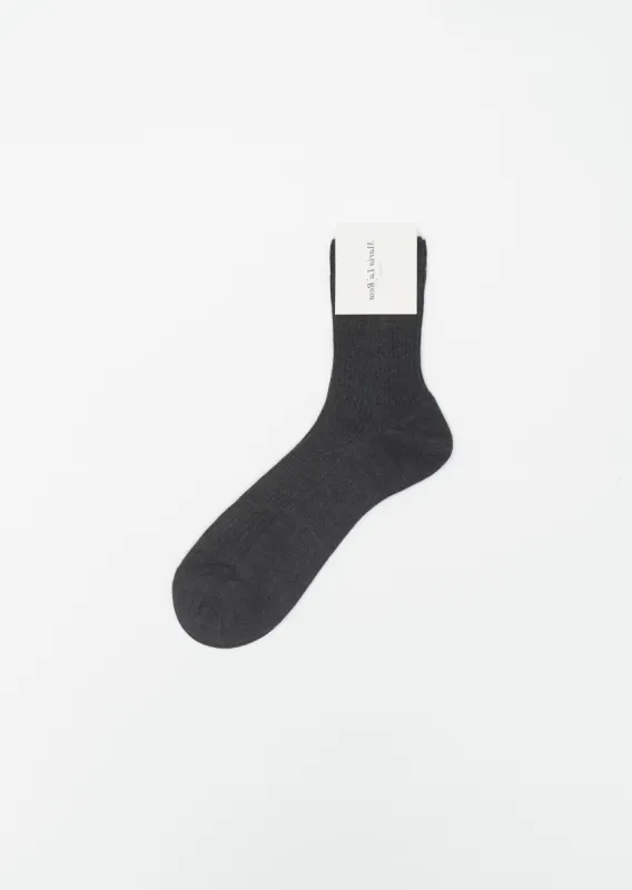 English Socks — Dark Grey sold by La Garconne