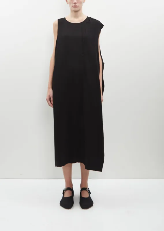Viscose-Cupro Left Slit Dress sold by La Garconne