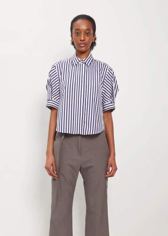 Thomas Mason Cotton Poplin Shirt sold by La Garconne